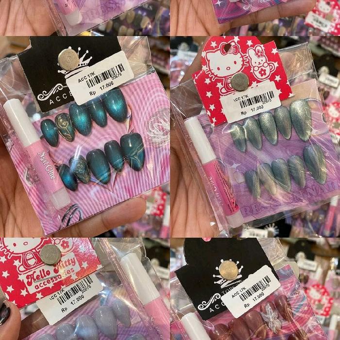 Hello Kitty Nail - Kutek Hello Kitty dengan Desain Unik dan Warna Biru Tosca - Ideal untuk Koleksi A