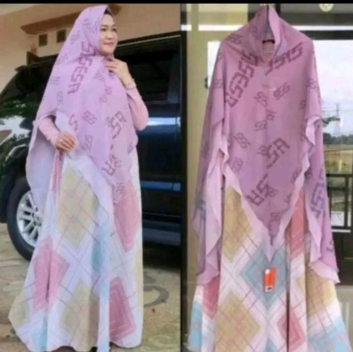 gamis sisesa bahan premium maxi