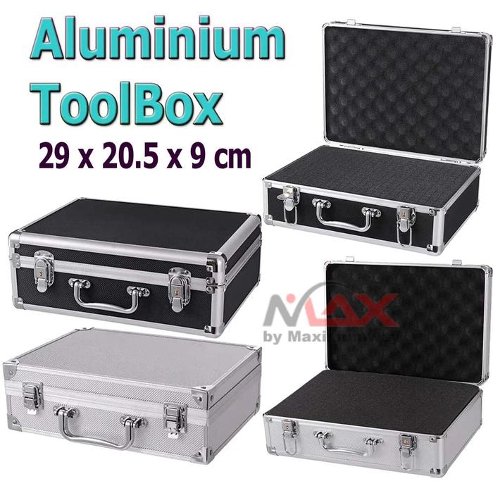 ToolBox Koper Aluminium anti benturan Pelindung anti pecah tempat barang elektronik mahal Berkualita
