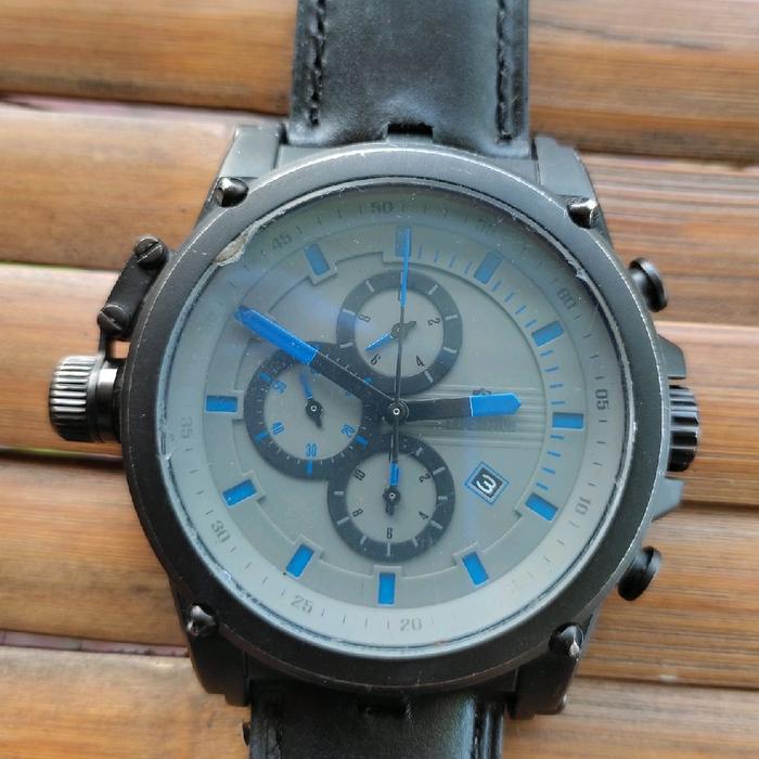 -Second- Jam Tangan Analog Pria Wanita Kasual Sporty Expedition E6621M-BLBE