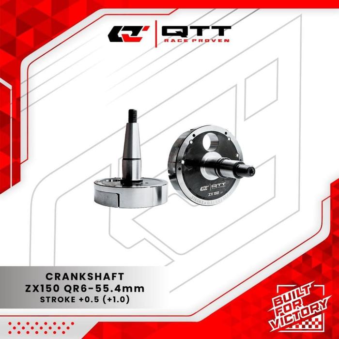 KRUK AS NINJA ZX150 R RR SS STANDAR / 0.5 / 0.8 / 1.1 / 4.8 MM QTT RACING CRANKSHAFT DAUN ASKRUK STA