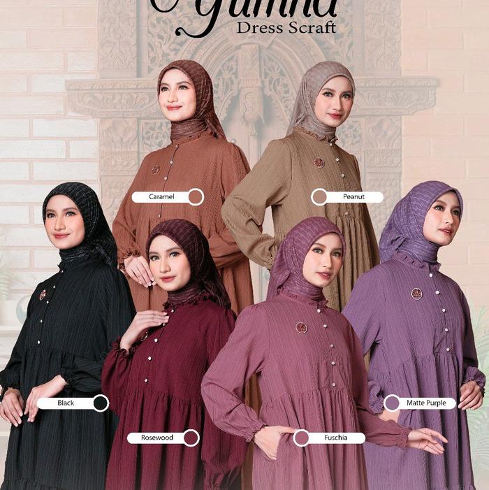 Yumna Series by Aden Hijab Anggraini Gamis Muslim