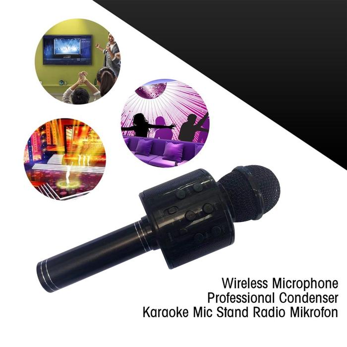 2021 Wireless Microphone Professional Condenser Karaoke Mic Stand