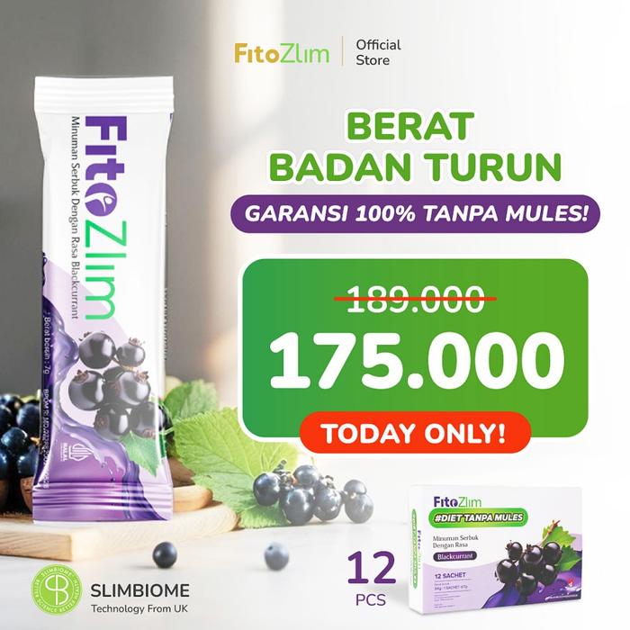 FIBER DRINK TANPA MULES! Fitozlim MInuman Diet Turun BB Dalam Seminggu Minuman Serat Fiber Drink Pel