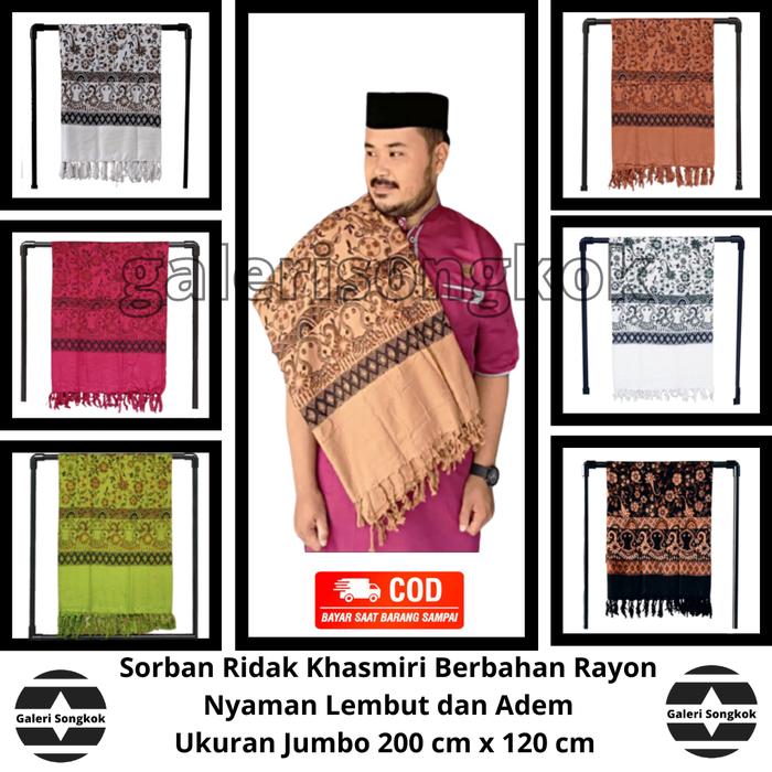Sorban Batik Motif Sorban Batik Rida Arida Motif Aceh sorban solo habaib sorban kashmiri Batik Sorba