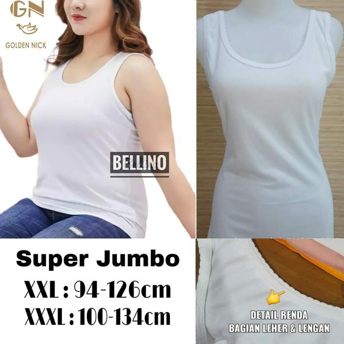 Promo TankTop Jumbo Tali Lebar / Singlet Jumbo Tali Lebar / Tanktop Wanita Jumbo Tali Lebar COD