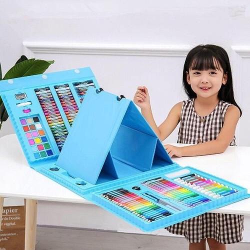 ALT - Super Mega Crayon Art 208 Set BESAR Pensil Warna Pcs ALAT LUKIS 208Pcs COLOR Krayon Cat air Ha