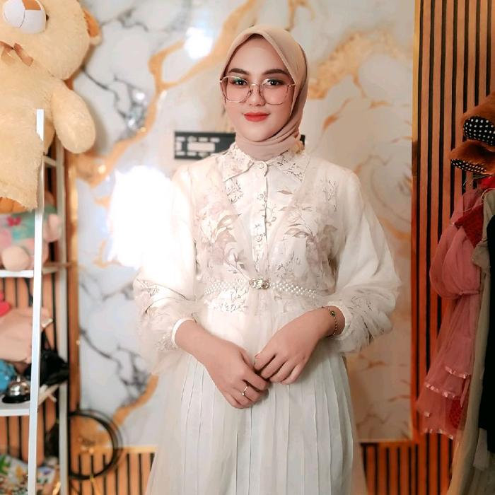 tunik tile free sabuk mutiara tunik cantik