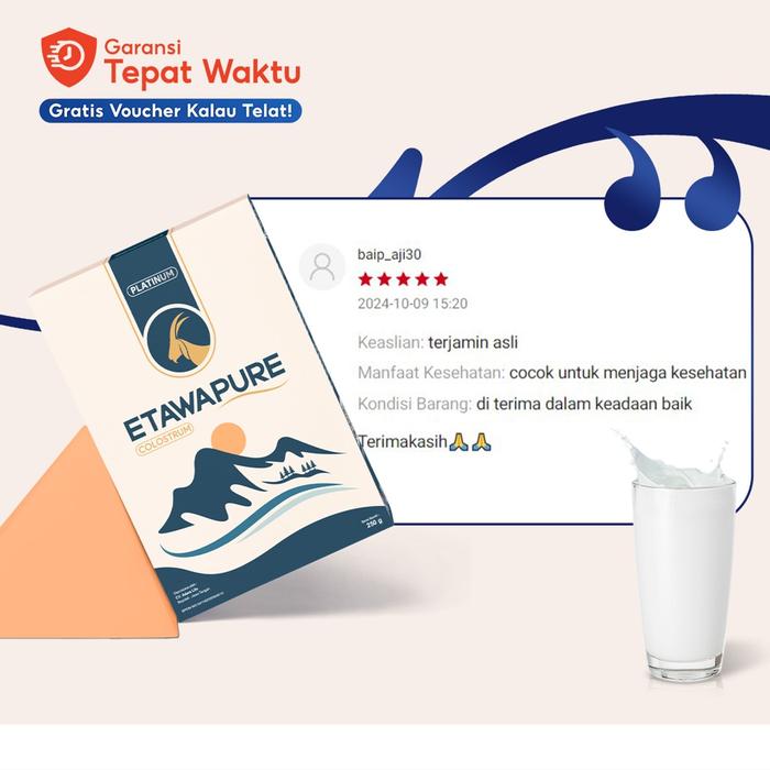 ETAWAPURE SUSU KAMBING ETAWA BUBUK 250 GRAM SUSU KAMBING ETAWA MURNI