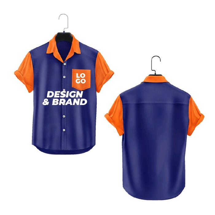 Mockup Baju Hawaiian Format PSD & CDR – Full Editable, Premium Quality