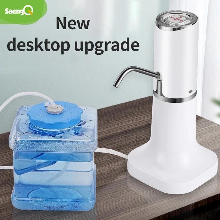 saengQ Water Pump Dispenser Water Bottle Pump Mini Barreled Water
