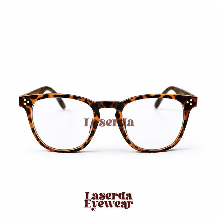LASERDA VINCENZO – Frame Kacamata Pria Wanita Classic Clean | Mata Normal, Minus / Plus / Cylinder |