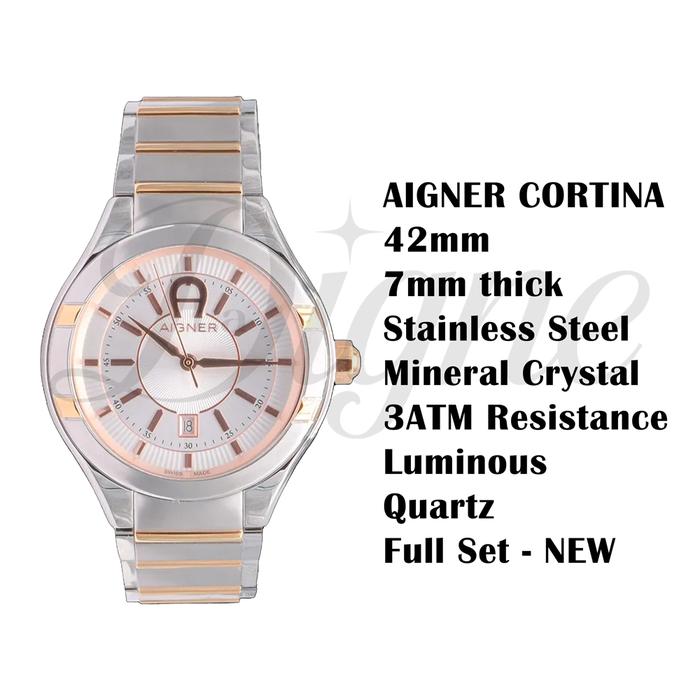 AIGNER Cortina A102104 Jam Tangan Pria Mewah Aigner Original Bergaransi