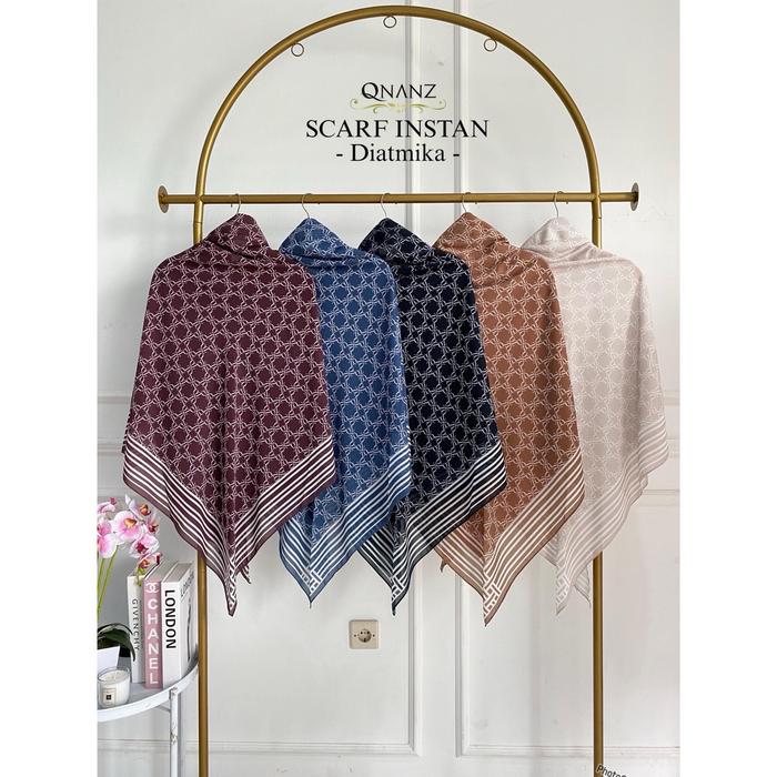 SCARF INSTAN  DIATMIKA BY QNANZ