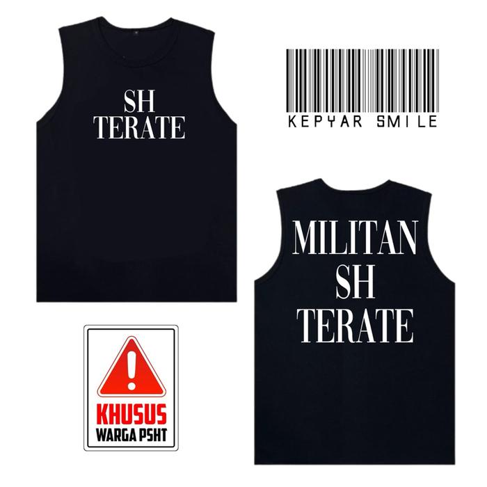 Singlet PSHT MILITAN SH TERATE Free Stiker