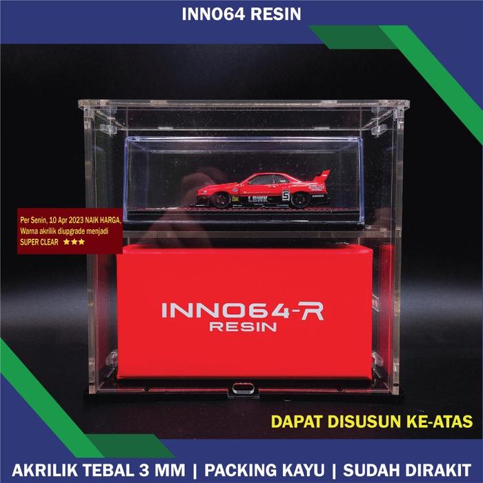 TERRA Akrilik Diecast Display Box 1 64 Inno64 Resin