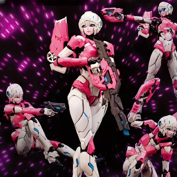 Hot Sale Md002 Furai Model Figure Arcee Anime Figures Autobots Cee Action Figurine Rooms Decoration 