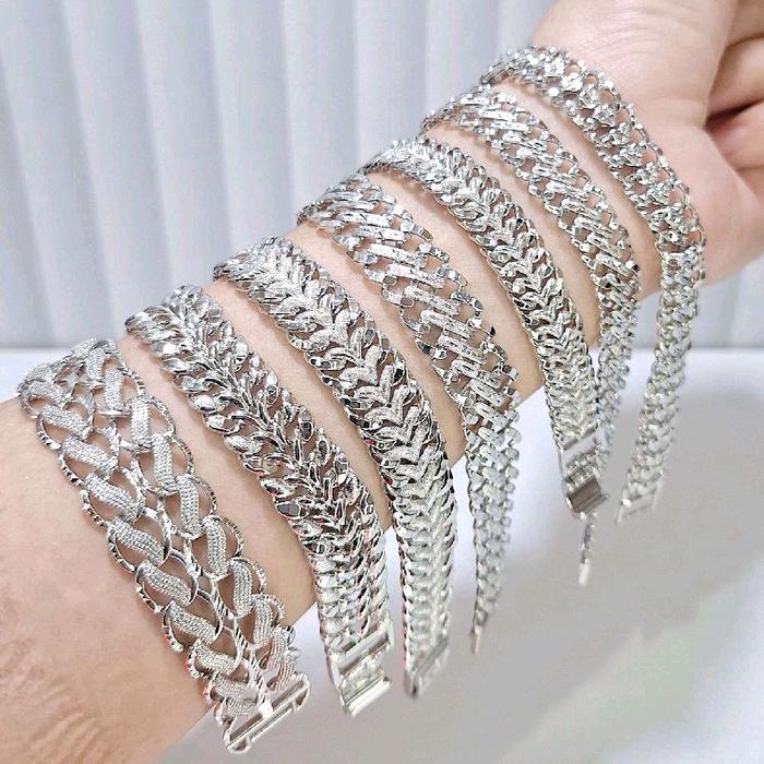 gelang lipan silver kuncian klip jam