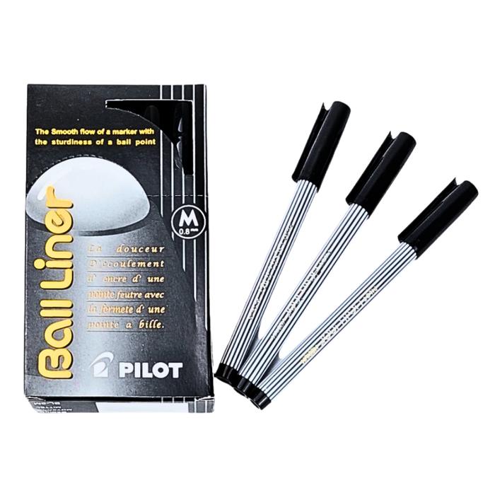 Pen / Ballpoint / Bulpen Ballliner Pilot 0.8Mm Tinta Hitam