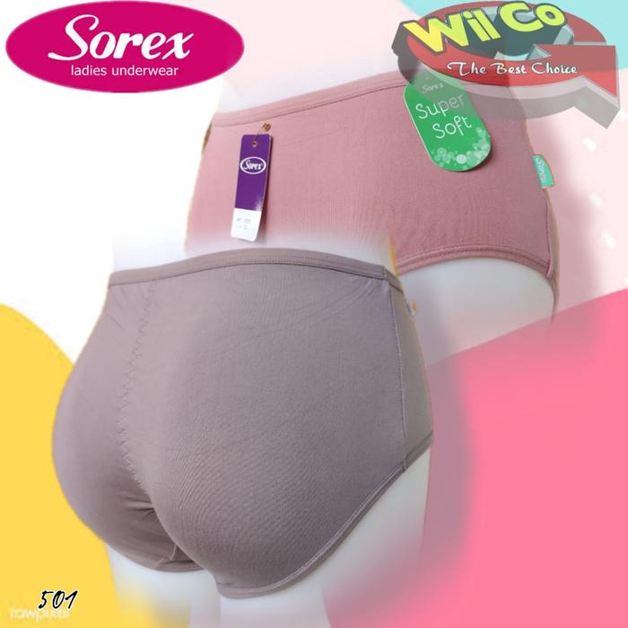 K501 (1-3 pcs) Sorex Celana Dalam Wanita Dewasa, Celana Dalam Sorex Perempuan Size M L EL QL