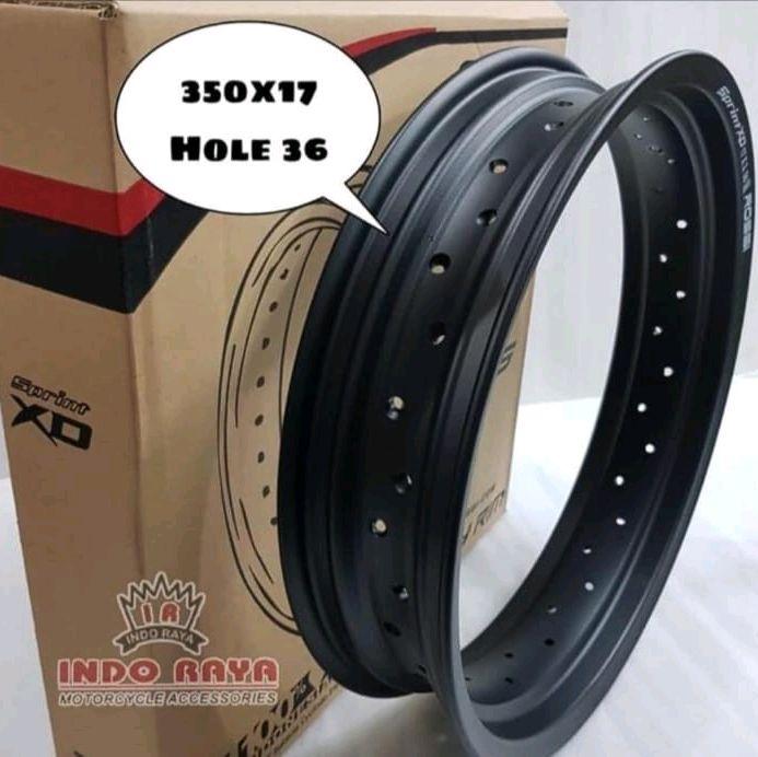 VELG 17 X 350 V ROSSI XD HITAM