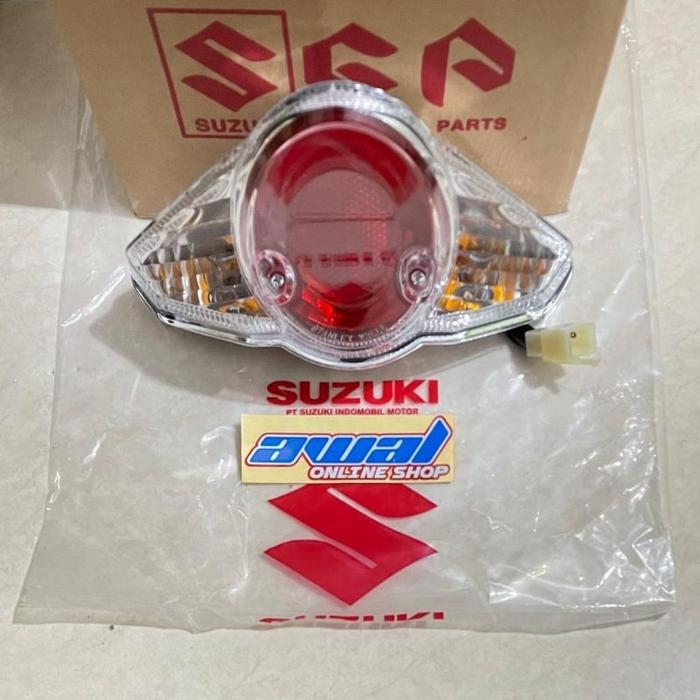 STOPLAMP LAMP ASSY REAR COMBINATION LAMPU BELAKANG SATRIA FU INJEKSI ORIGINAL SGP