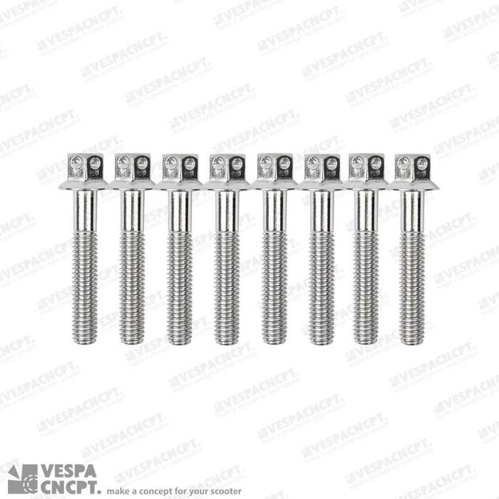 Baut Stainless Cvt Set Silver Vespa Sprint Primavera Lx S