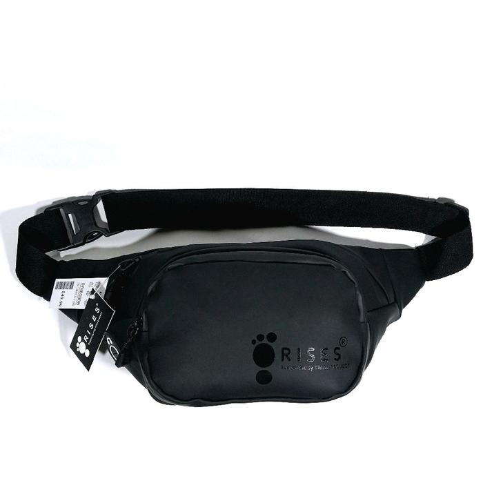 extended arrow tas selempang waistbag RISES anti air kualitas premium Selempang Cowo Slingbag Pria P