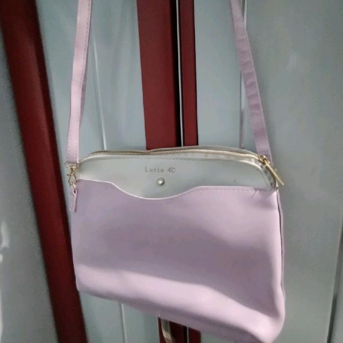 Tas Sling Lucu Warna Lilac