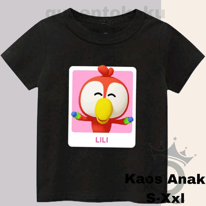 Baju Kaos Anak Anak Tata Balita Baba lili tata pigura si burung pintar Fashion