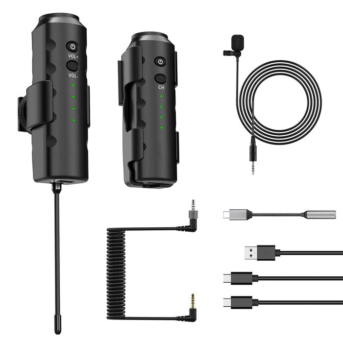 Baomic Uhf Wireless Camera Smart Phone Microphone Wireless Microphone