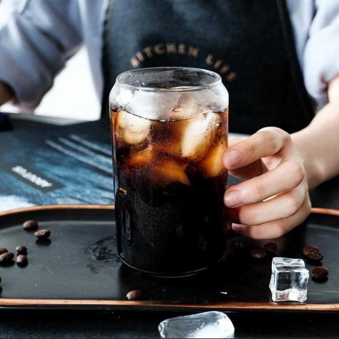 Gelas Unik Model Minuman Kaleng Can Shape Glass 400ml - CXX186
