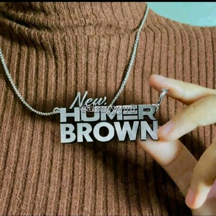 Kalung Aksesoris HUMER BROWN untuk Tampilan Elegan dan Menarik