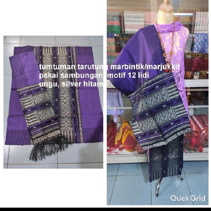aneka songket tenun tarutung, tumtuman, iccor pucca klasik, tonun tangan pakai sambungan