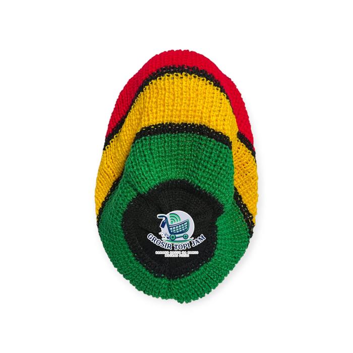 TOPI KUPLUK REGGAE RAJUT LEMBUT TOPI KUPLUK BEANIE HAT KEKINIAN UNISEKS DEWASA DAN ANAK