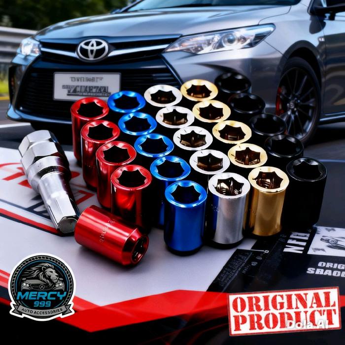 Toyota All New Avanza Veloz Mur Roda Racing Baut Lugnut Variasi Warna Seneka Anti Maling 16/20 Pcs B