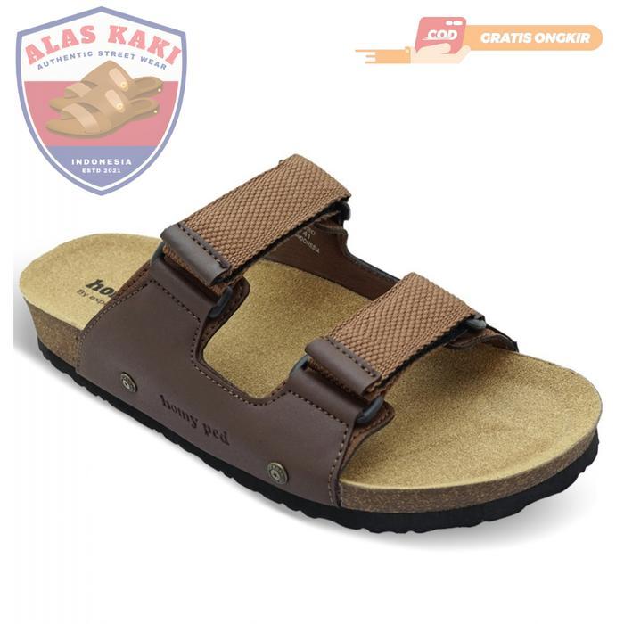 [PROMO LEBARAN] Sandal Homyped Maestro 06 Sandal Slide Pria Sendal Kulit Pria Sandal Pria Terbaru 20