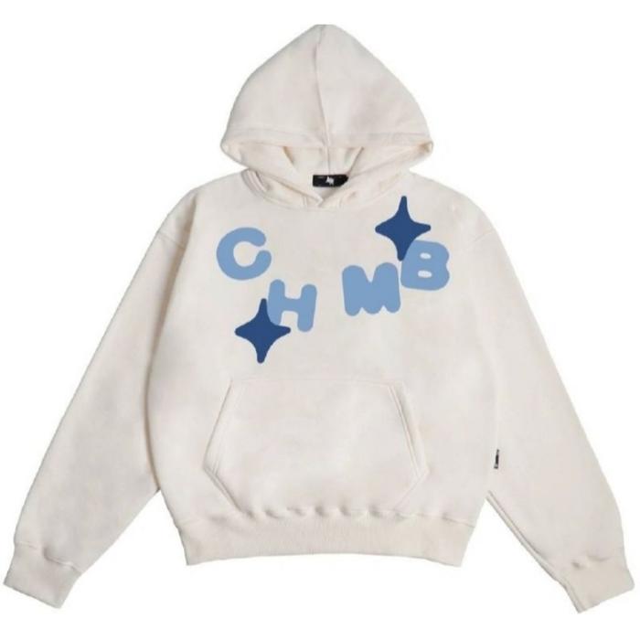 SWEATER HOODIE BOXY CHMB BEDSTAR OVERSIZE UNISEX PRIA WANITA COD