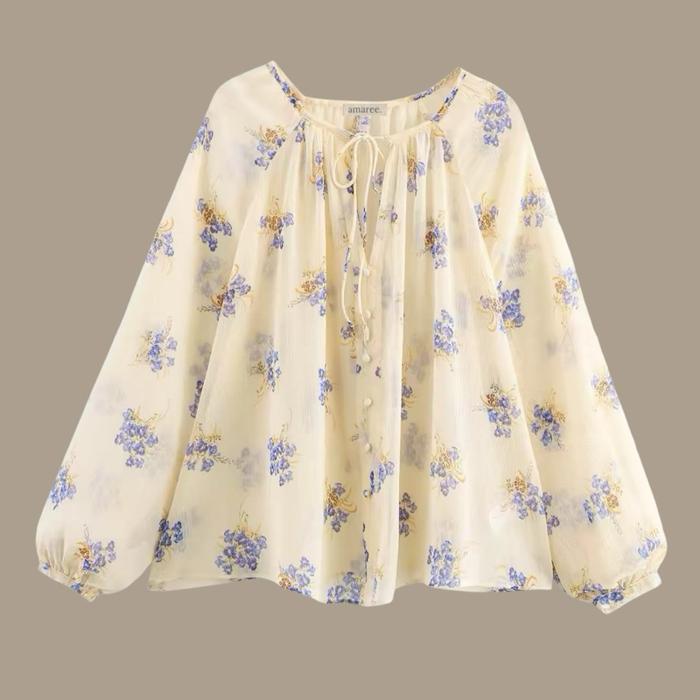Wendy Blouse/ Blouse wanita premium/ Blouse bunga wanita/ Blouse premium