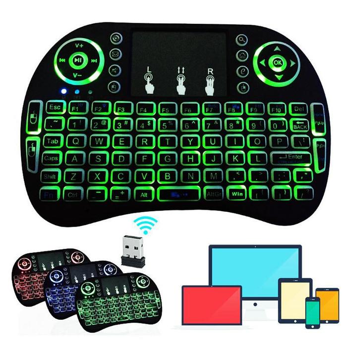 Mini Keyboard Wireless Keyboard Wireless Mini Keyboard Wireless 2.4G Gaming Keyboard Touchpad I8