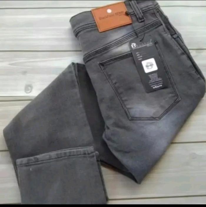Jeans Panjang Strech Skinny Slimfit Pria Denim Dewasa Dan Lajang Bahan Melar Nyaman Size 27-38 Tidak