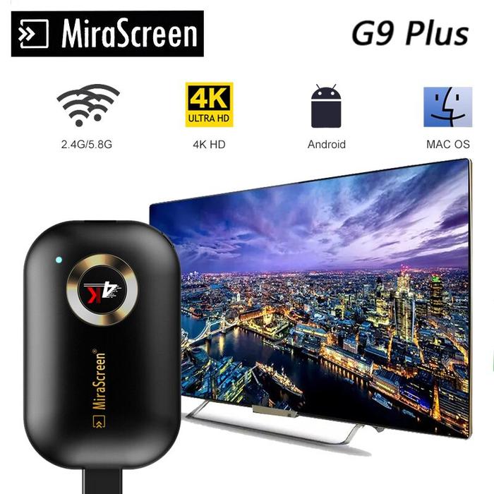 4K TV Stick G9 Plus 2.4G/5G Miracast Wireless DLNA AirPlay