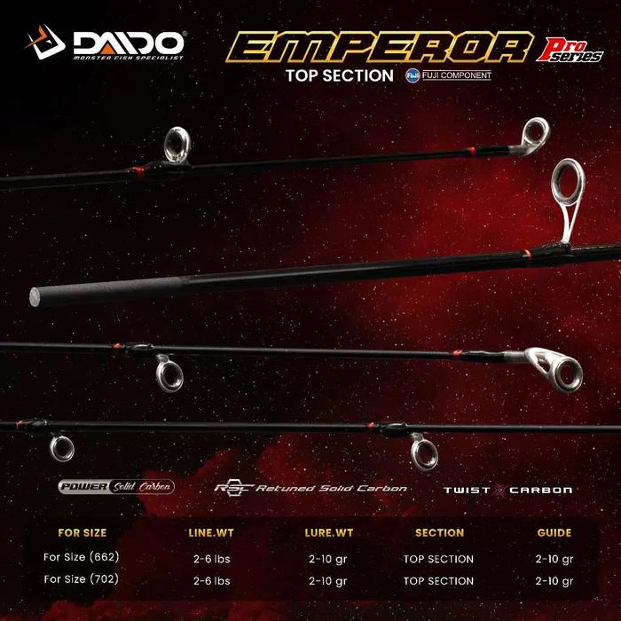 JORAN DAIDO EMPEROR PRO UL SOLID CARBON 195CM 210CM 2-6LB