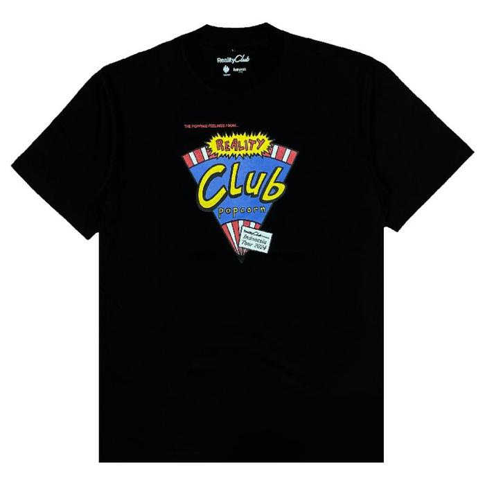 [HOT] Tshirt REALITY CLUB - POPPIN' FEELINGS Black | Reality Club Official Merchandise