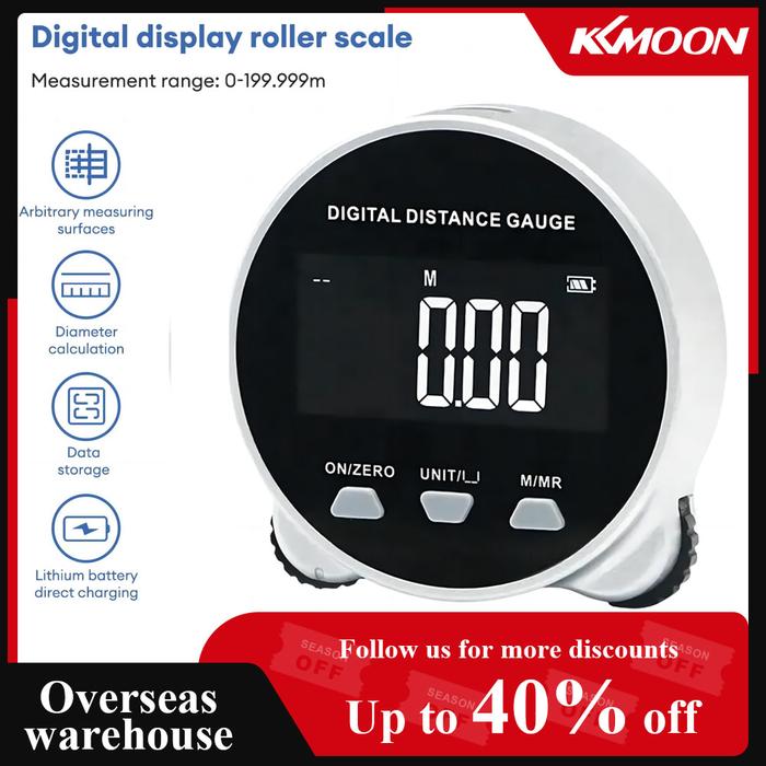 RTO05106 LCD Display Range Finder Digital Display Roller Ruler