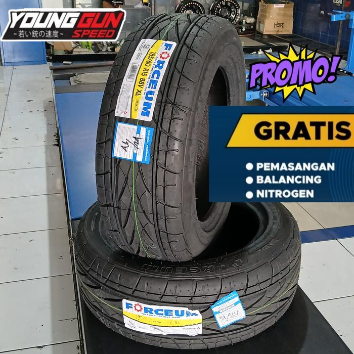 ban tubles r15 semi slick 185 60 R15 forceum hexa r - toko ban banyumanik