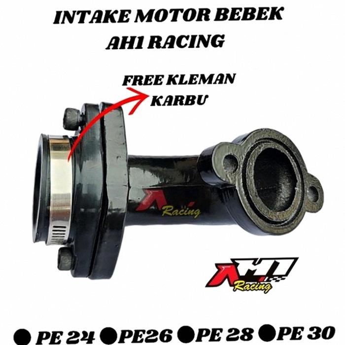 Leher Angsa Manifold Manipul Manipol Intake Intek Bebek AH1 RACING PE PWK 24 26 28 30 32 34 Jupiter 