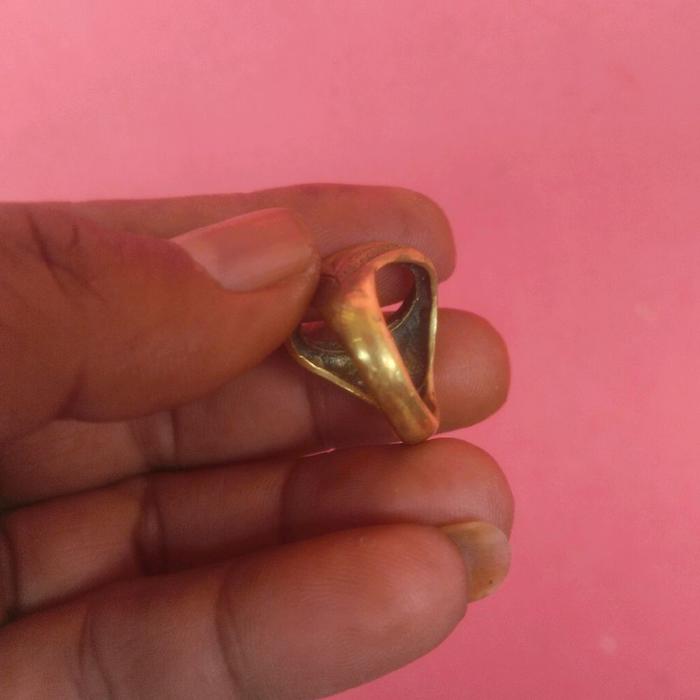 iketan ring batu cincin kuno   bahan kuningan sari untuk  pria