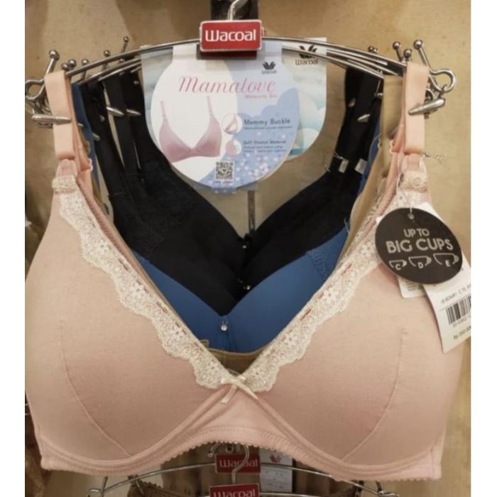 ANSRI 48 ID Bra Wacoal  mamalove maternity/ bra original wacoal IB 8034 RI cut lebel