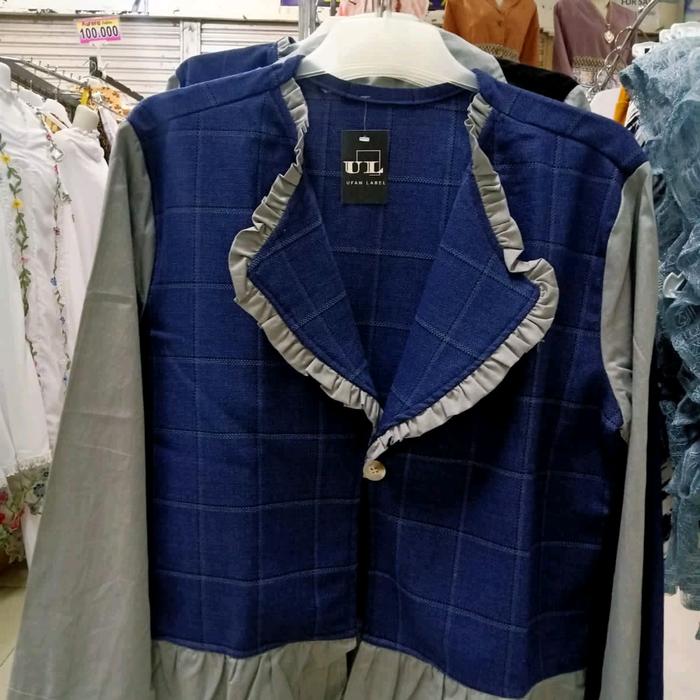 baju wanita / bleser wanita/ semi jas wanita Santai Katun Polos